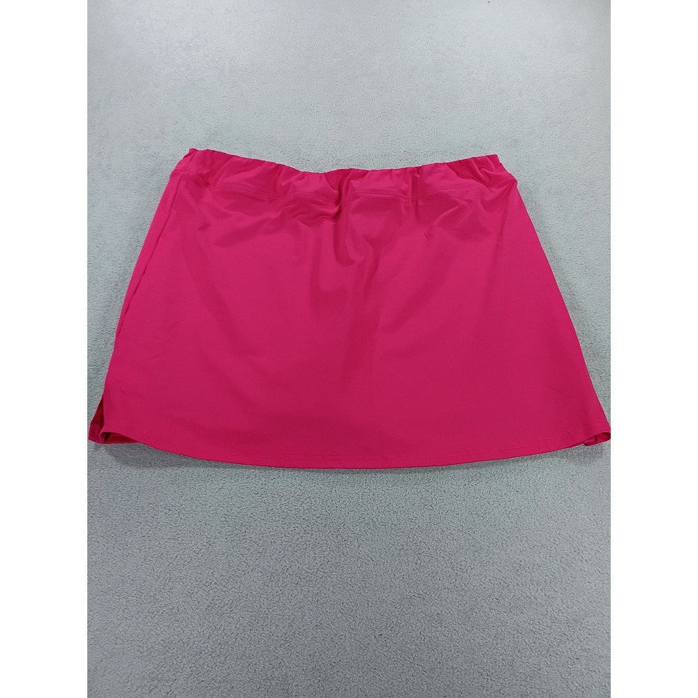 Ekouaer Women Skort Pink XXL Athletic Tennis Golf Built-in Shorts
